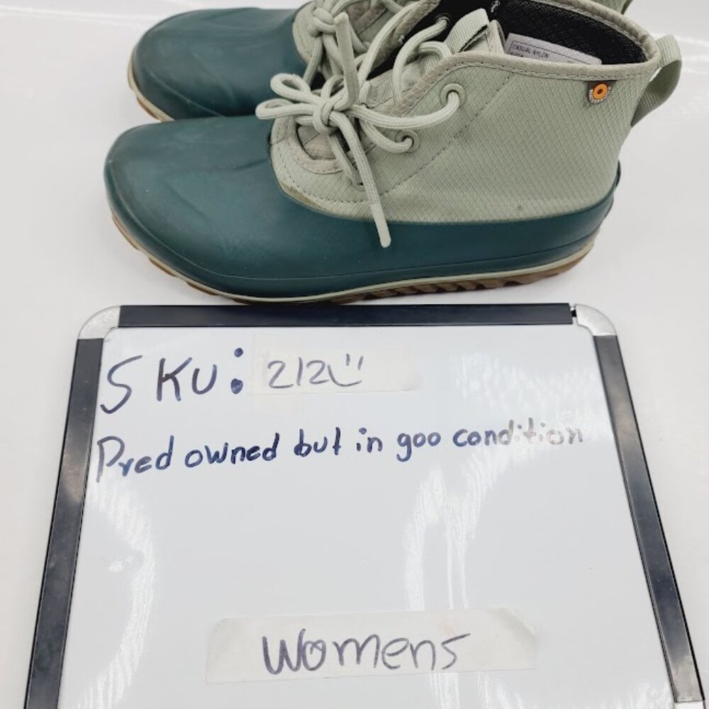 Bogs Women's Green Classic Casual Nylon 72646-333 Ankle Rubber Rain Boot Sz 9 - Picture 8 of 8